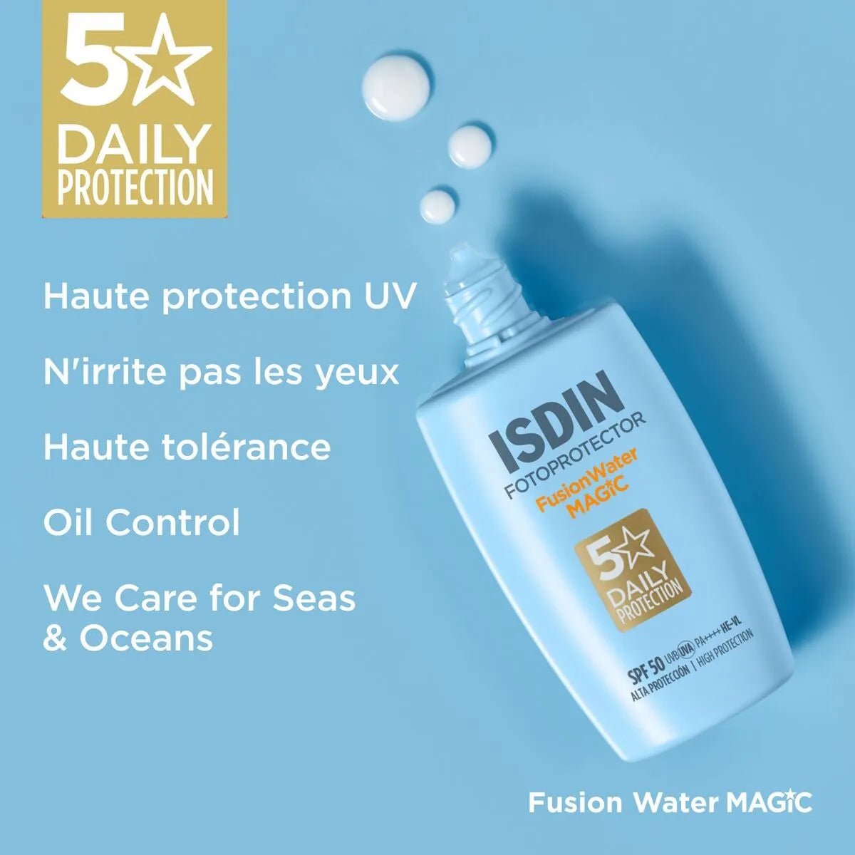 ISDIN Fusion Water Magic SPF50+ 50ml - Ma boutique