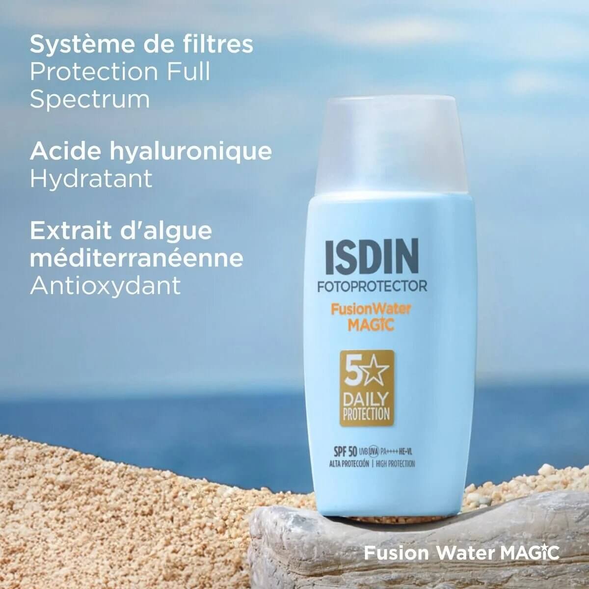ISDIN Fusion Water Magic SPF50+ 50ml - Ma boutique